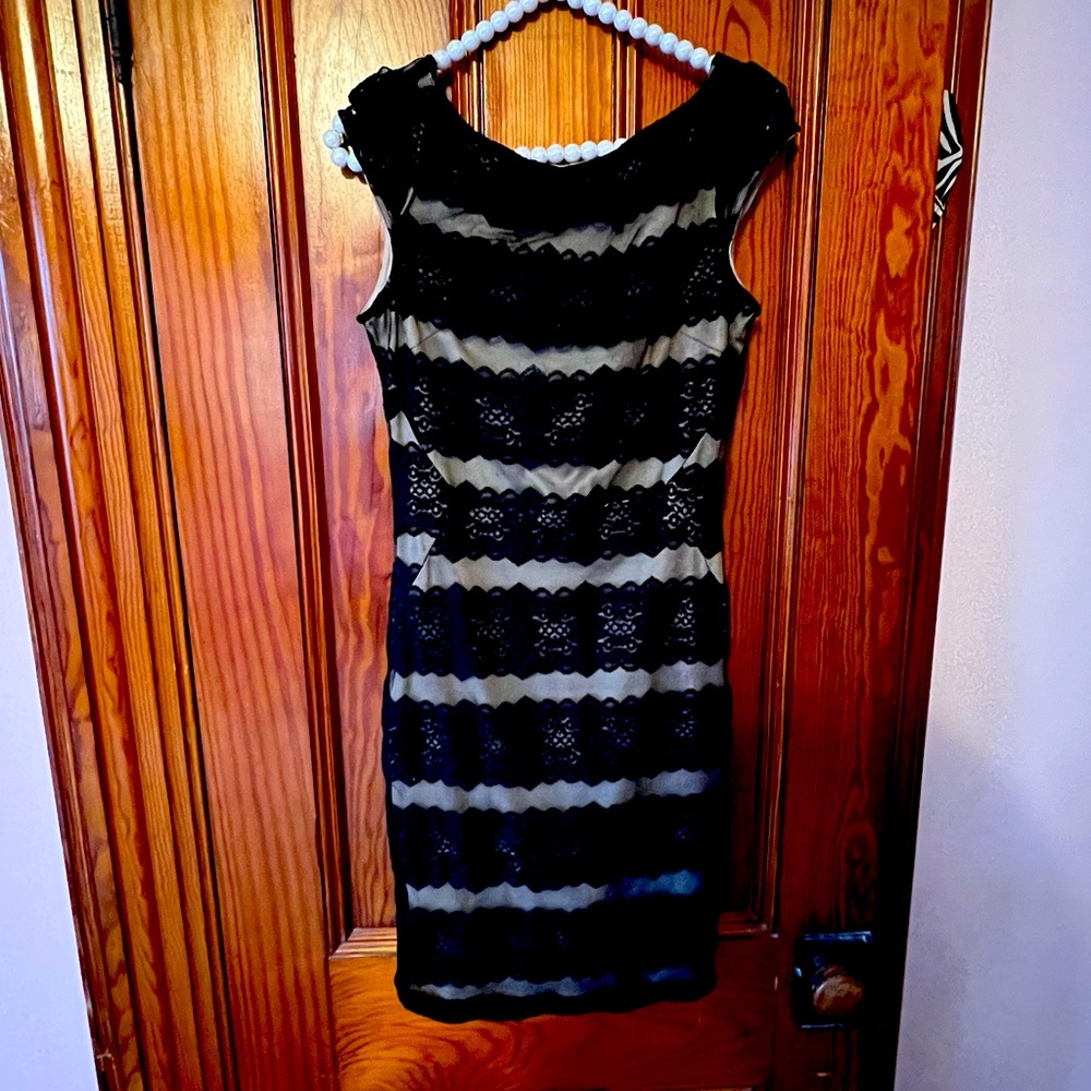 LBD w lace overlay